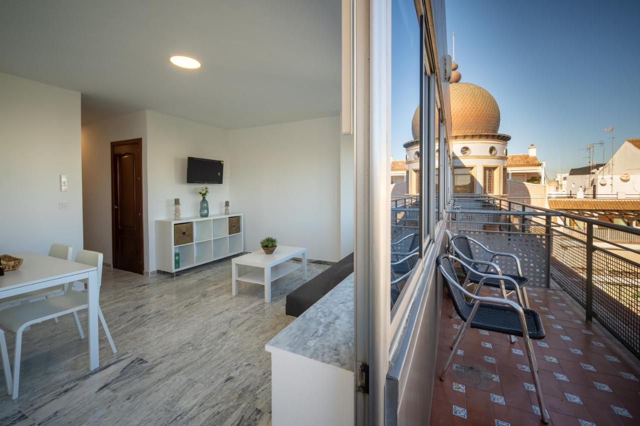Conjunto De Apartamentos Antiguo Palacio Hotel Paris Huelva Eksteriør bilde