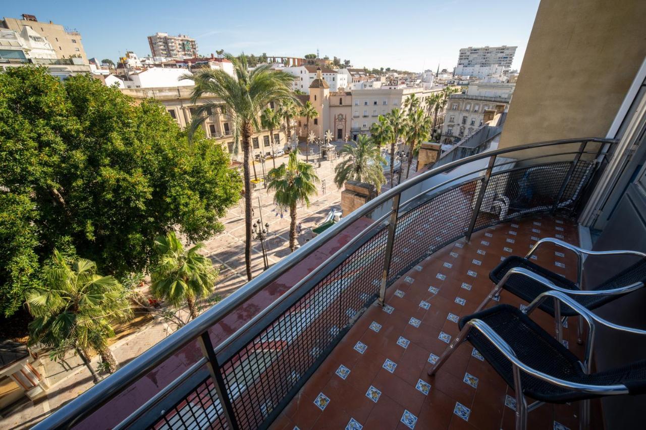 Conjunto De Apartamentos Antiguo Palacio Hotel Paris Huelva Eksteriør bilde