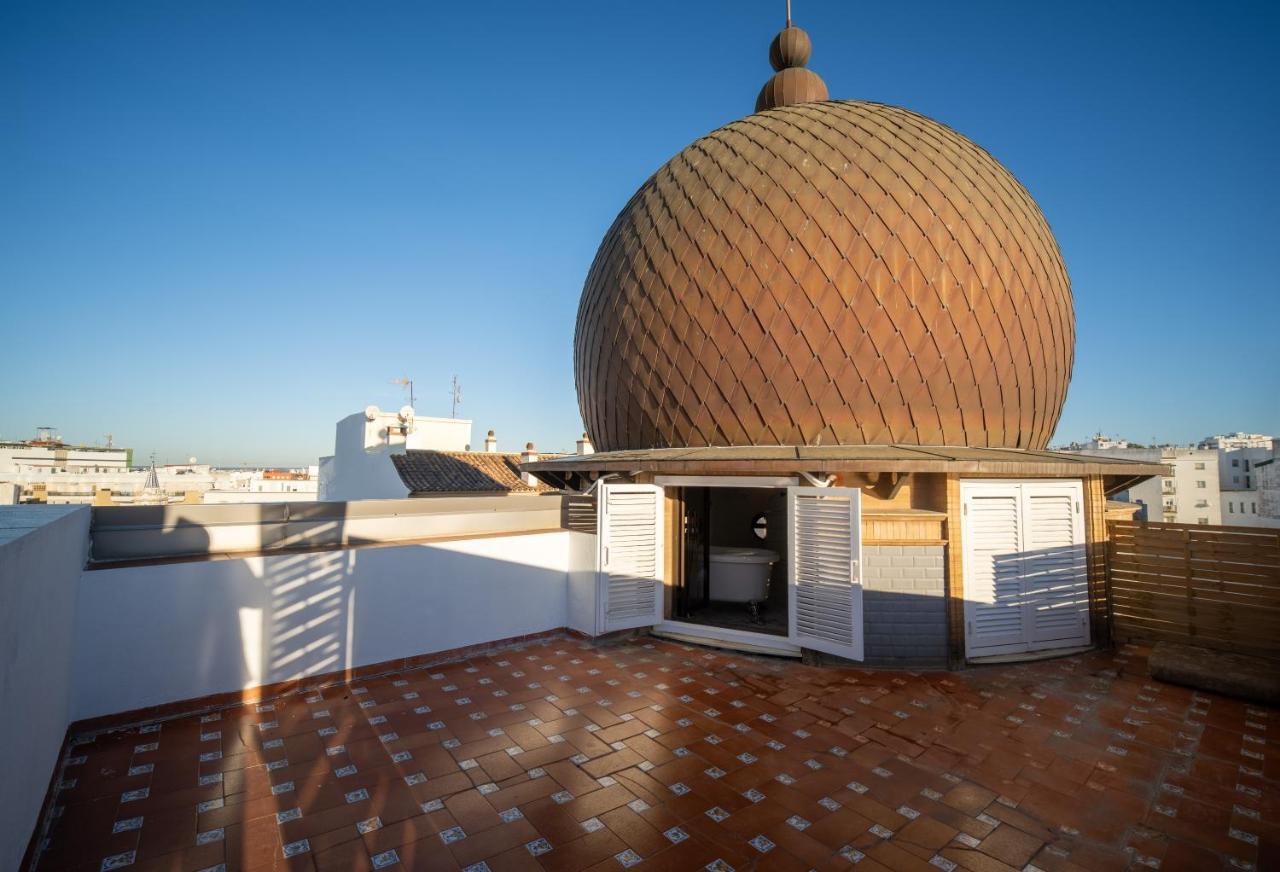 Conjunto De Apartamentos Antiguo Palacio Hotel Paris Huelva Eksteriør bilde