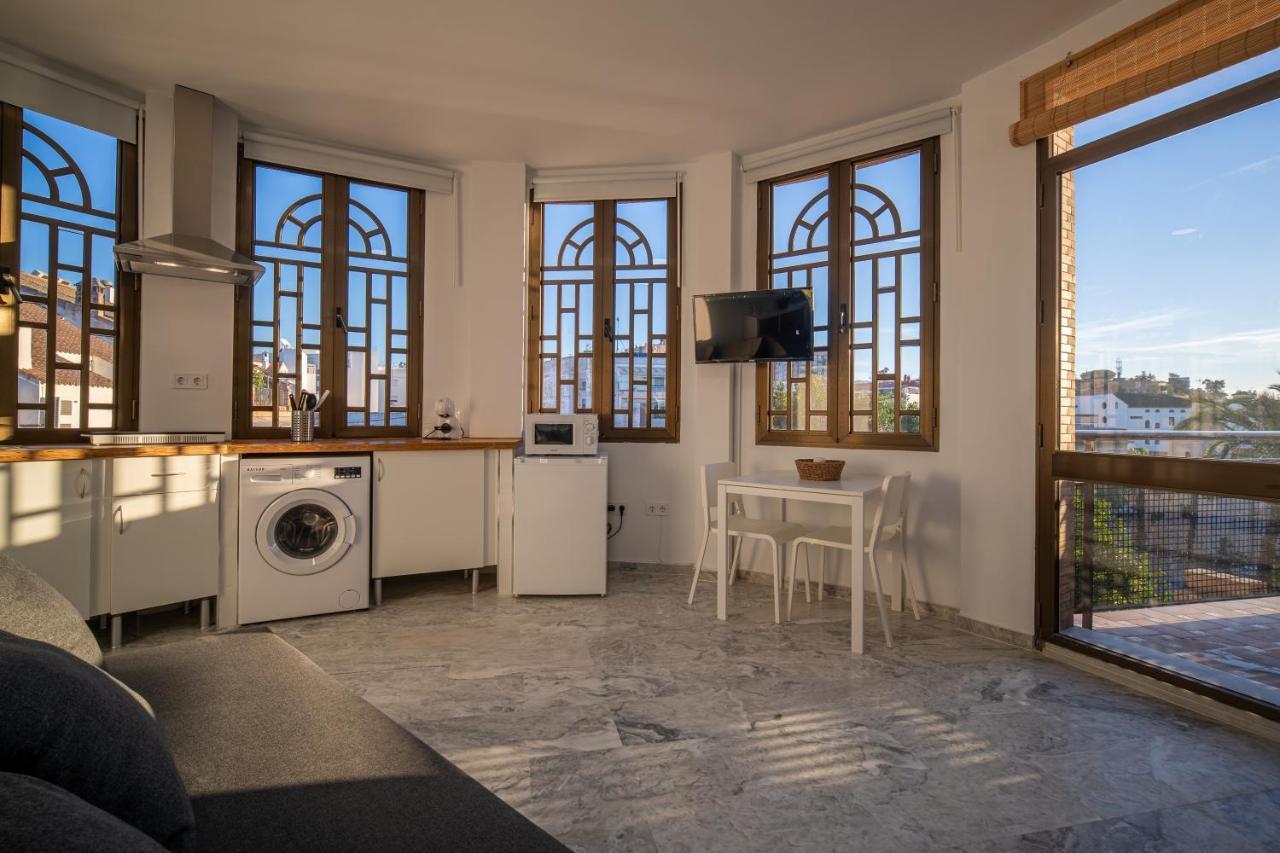 Conjunto De Apartamentos Antiguo Palacio Hotel Paris Huelva Eksteriør bilde