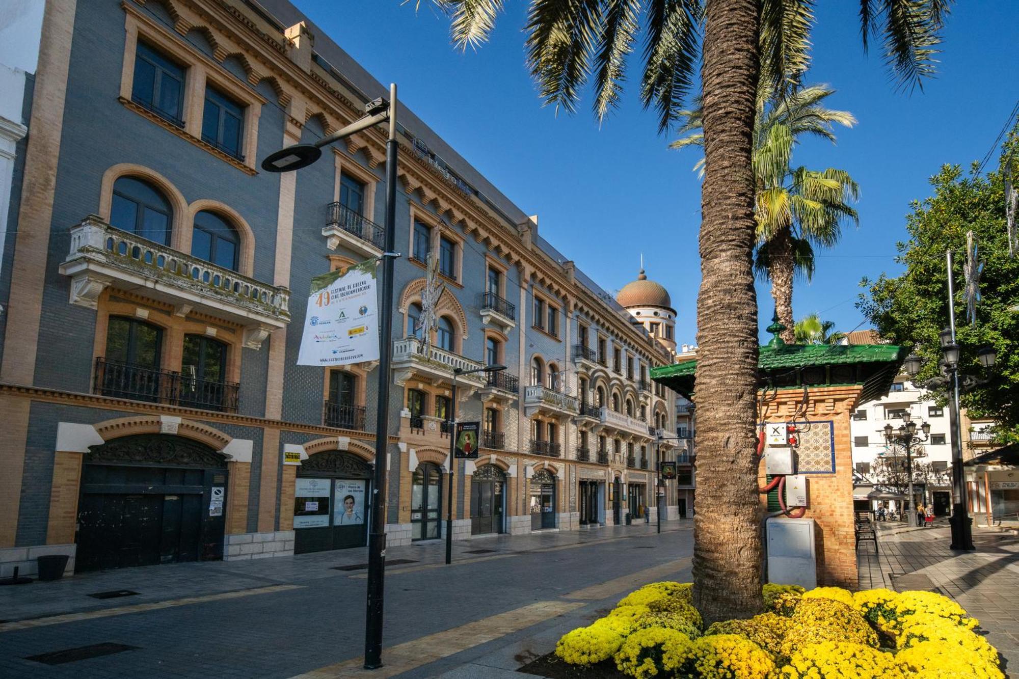 Conjunto De Apartamentos Antiguo Palacio Hotel Paris Huelva Eksteriør bilde