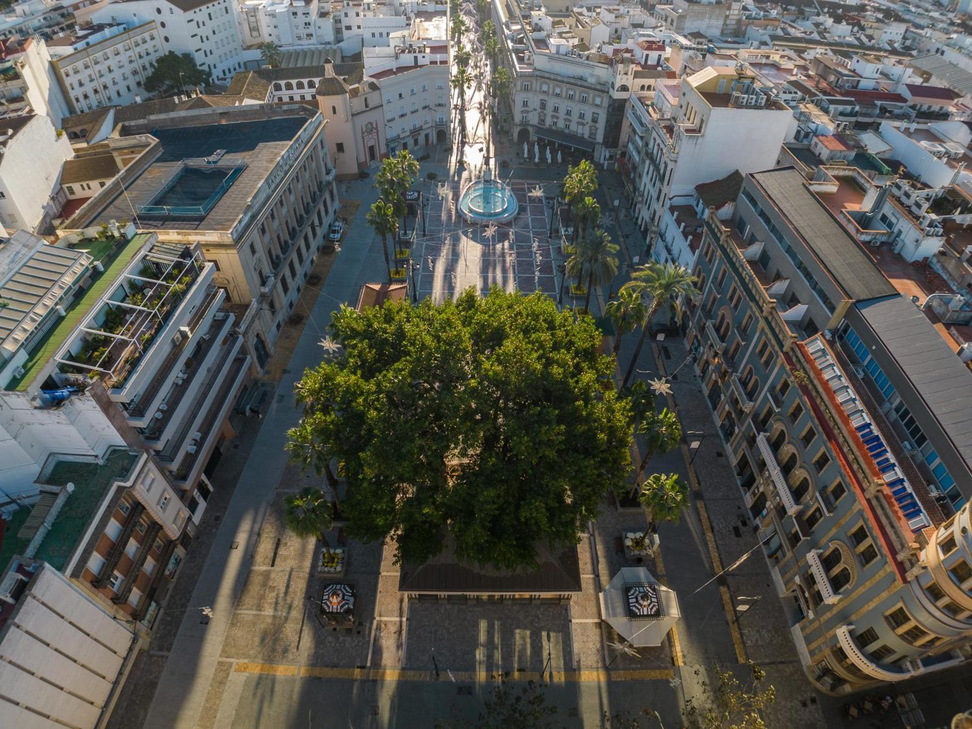 Conjunto De Apartamentos Antiguo Palacio Hotel Paris Huelva Eksteriør bilde