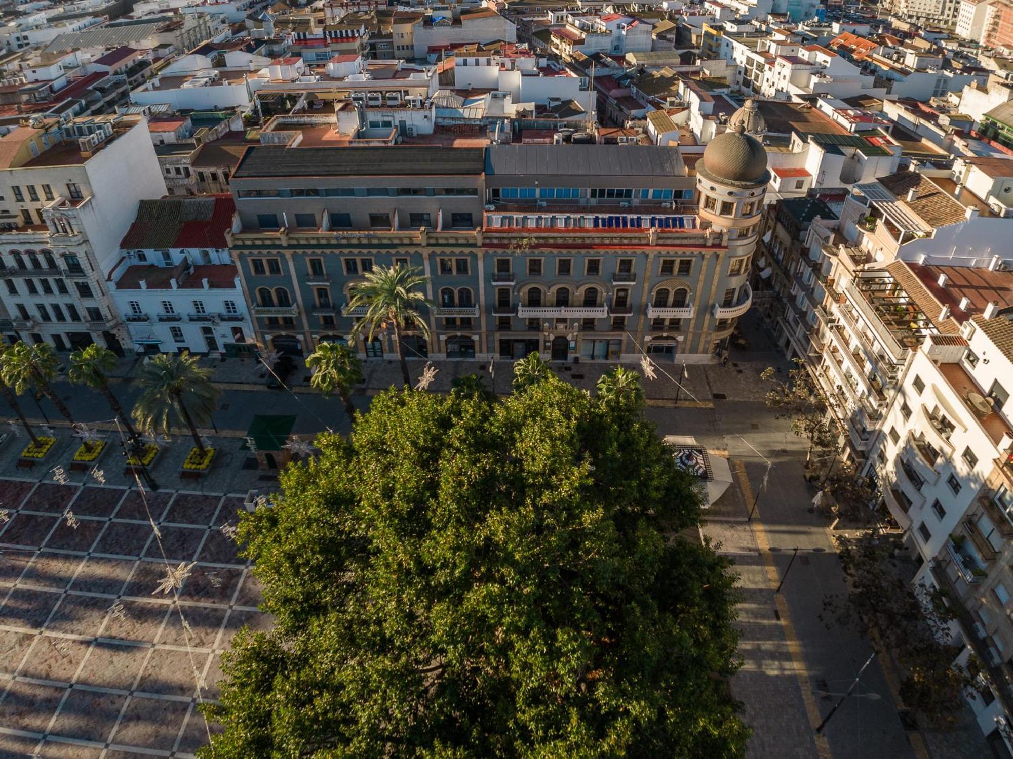 Conjunto De Apartamentos Antiguo Palacio Hotel Paris Huelva Eksteriør bilde