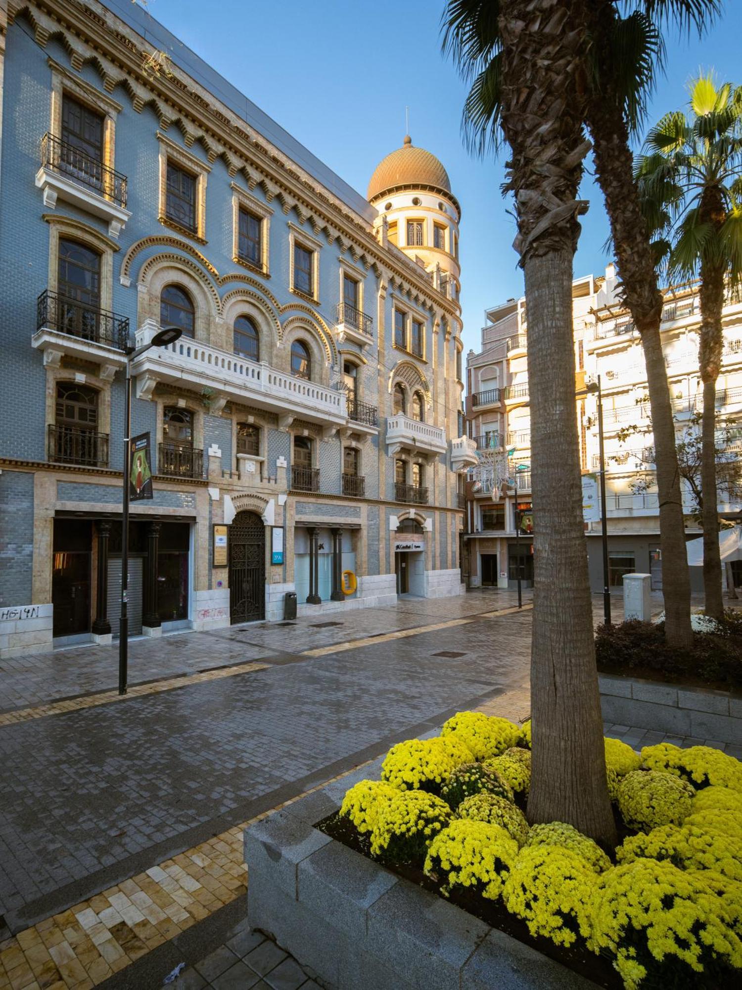 Conjunto De Apartamentos Antiguo Palacio Hotel Paris Huelva Eksteriør bilde