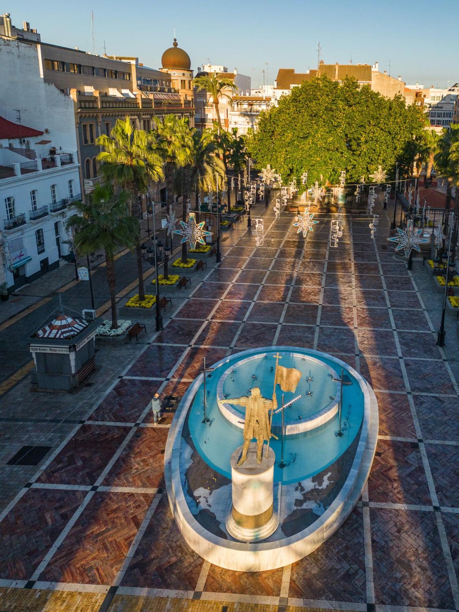 Conjunto De Apartamentos Antiguo Palacio Hotel Paris Huelva Eksteriør bilde