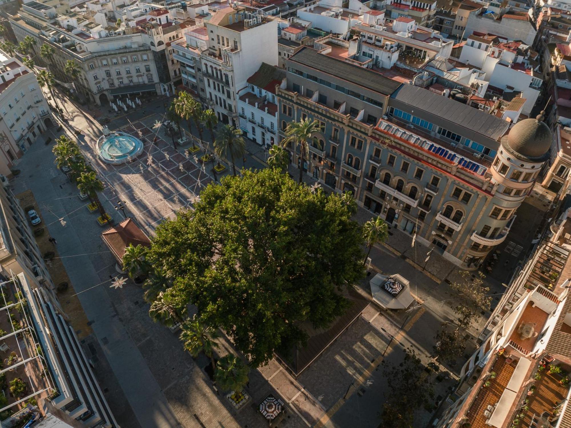 Conjunto De Apartamentos Antiguo Palacio Hotel Paris Huelva Eksteriør bilde