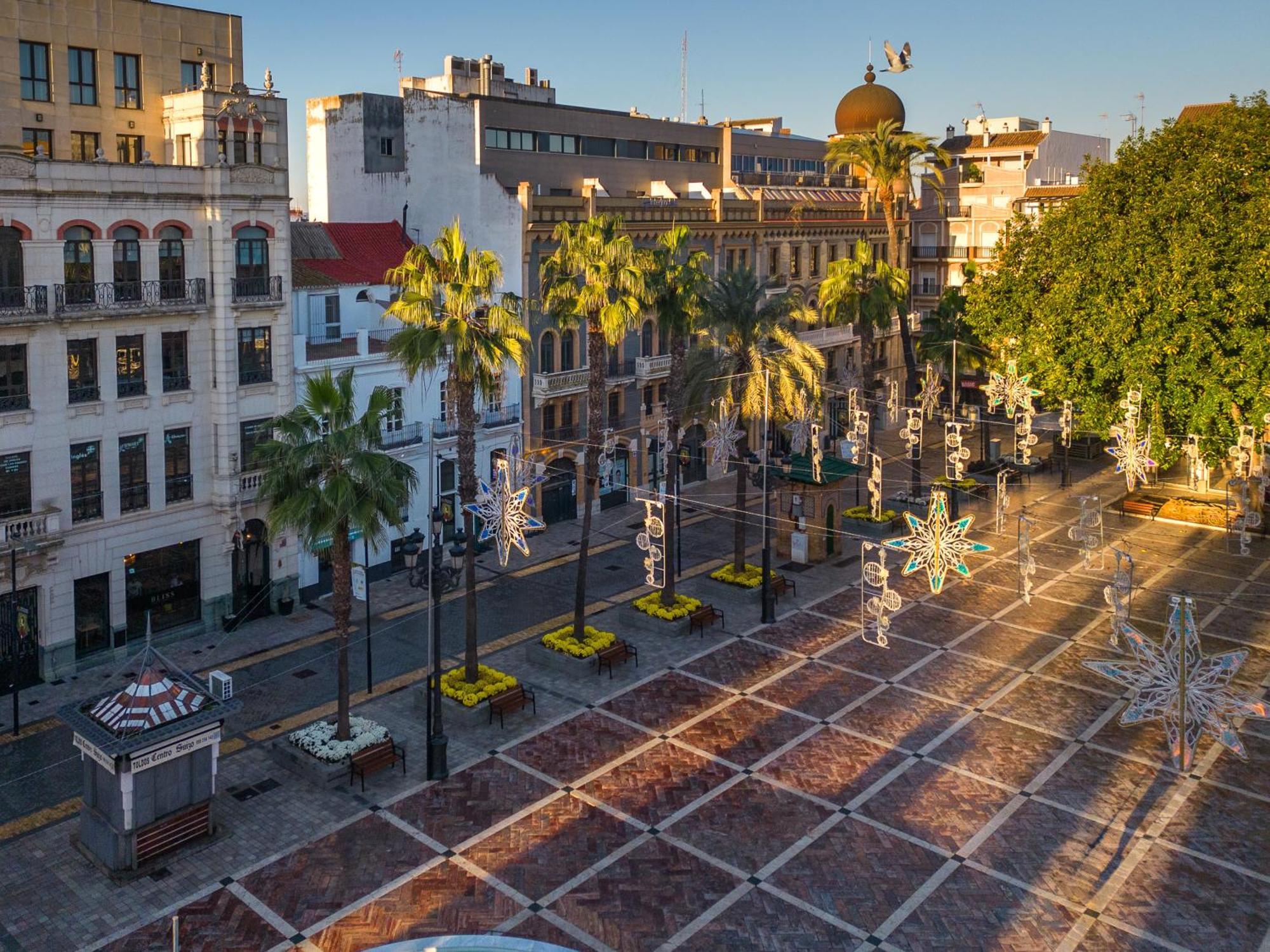 Conjunto De Apartamentos Antiguo Palacio Hotel Paris Huelva Eksteriør bilde